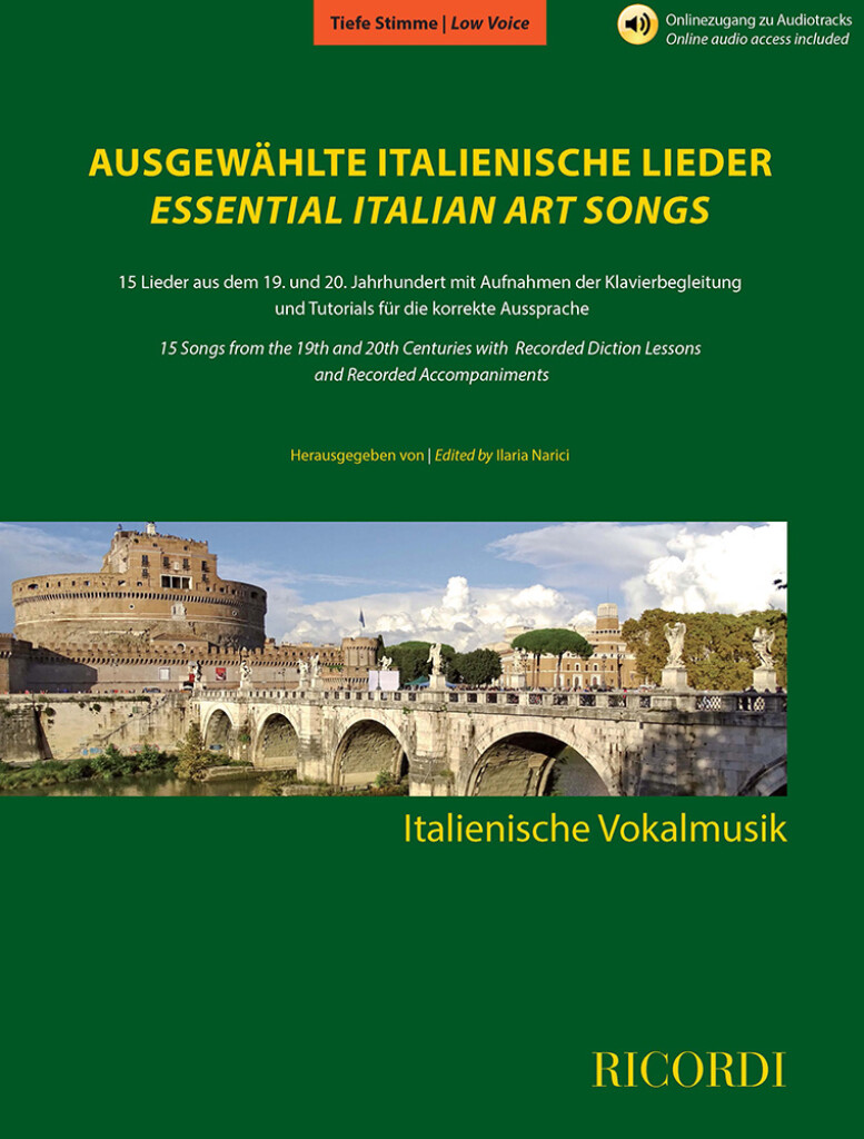 Ausgewählte italienische Lieder (Low Voice)